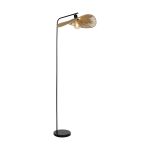 Eglo Gulvlampe Siruela Stål Sort | IP20 - Egnet til 1x E27 