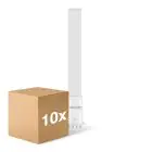 Fordelspakke 10x Noxion Lucent PL-S LED  6W - 840 Kold Hvid | 4-Pinde - Erstatter 11W